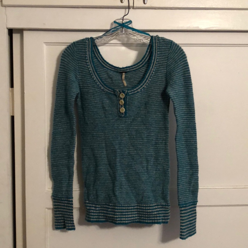 Free People striped sweater!